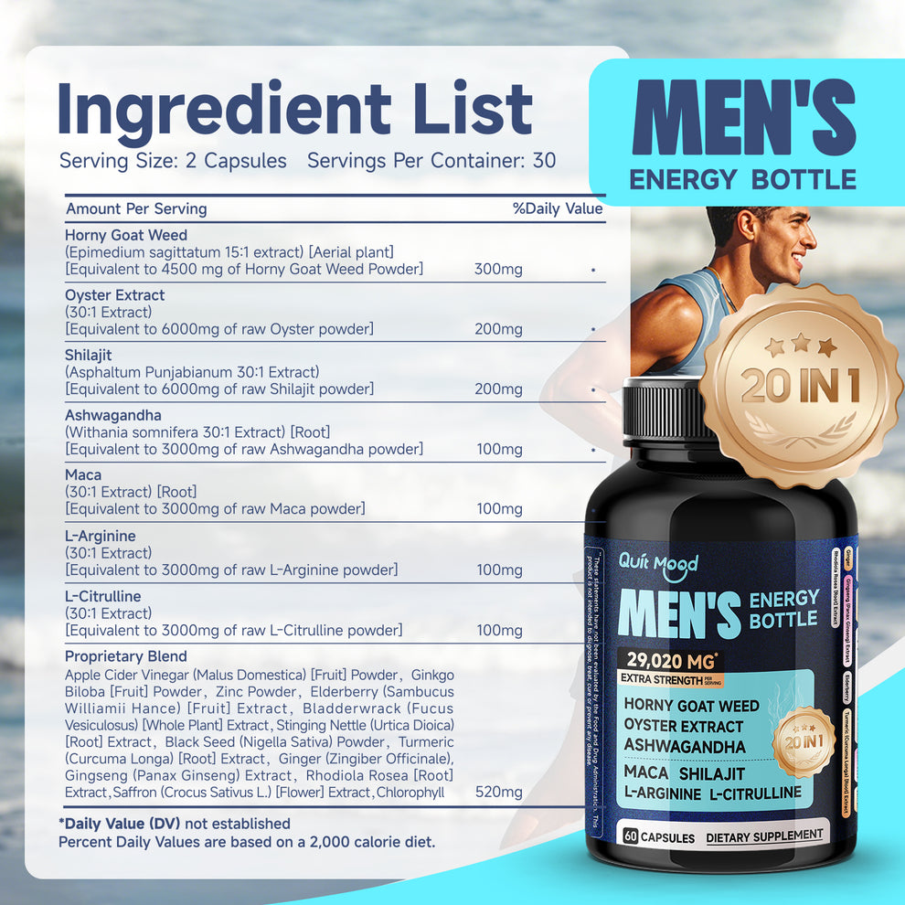 Men's Energy supplements